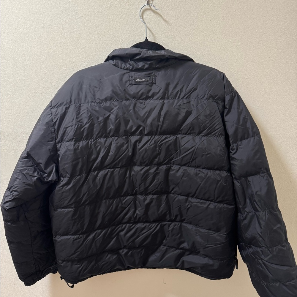 Eddie Bauer Black Goose Down Puffer Jacket Size Large - Picture 6 of 7